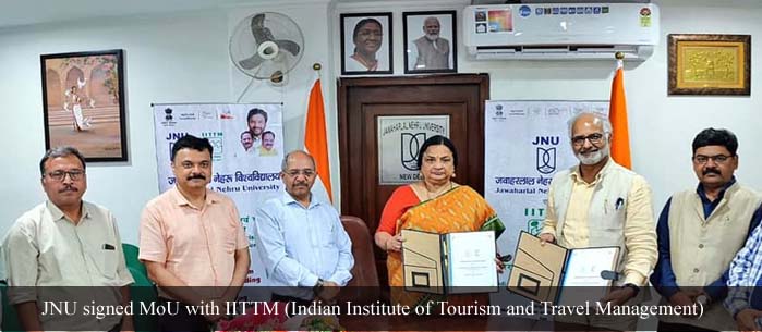 JNU signed MoU with IITTM