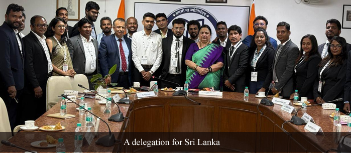 A delegation from Sri Lanka visited JNU
