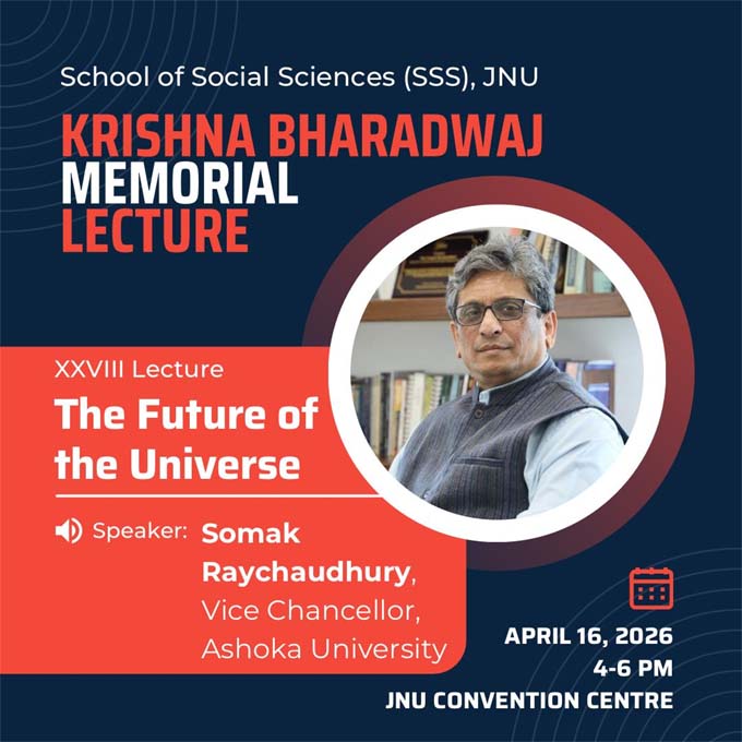 Krishna Bharadwaj Lecture 2026