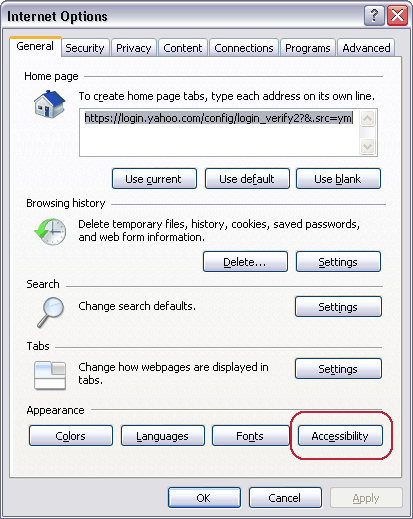 Accessibility options Image 4