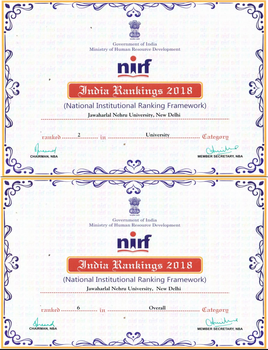 Accreditation Ranking Welcome To Jawaharlal Nehru University