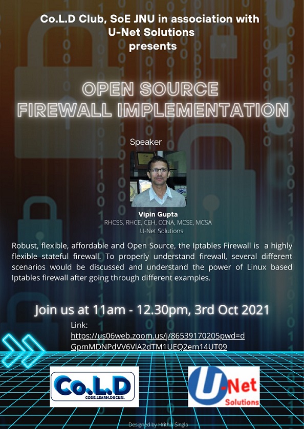 Open Source Firewall lecture